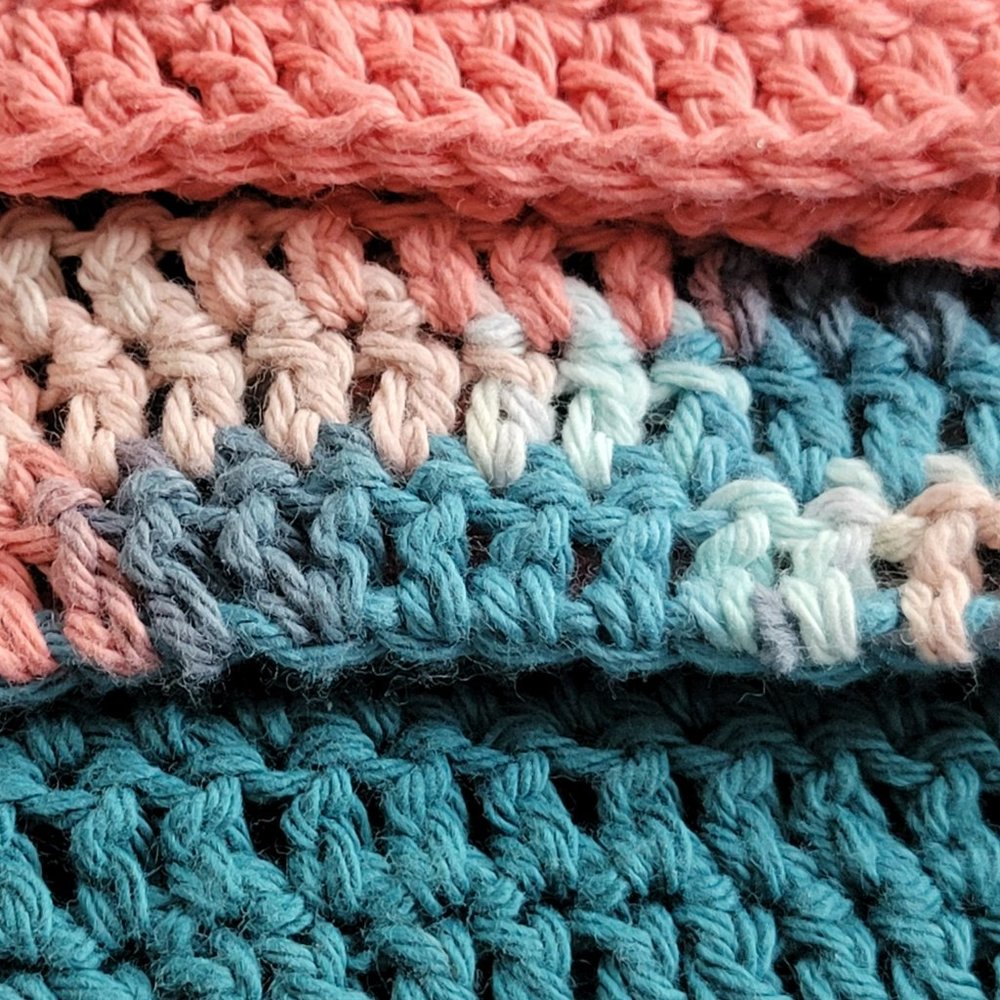 🎀Host Pick🎀HANDMADE Crochet Washcloths Set of 3 Expertly Created - Picture 7 of 8